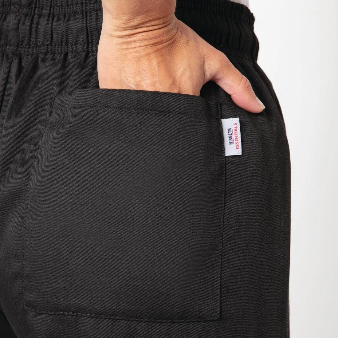 BB477-S Nisbets Essentials Chef Trousers Black S
