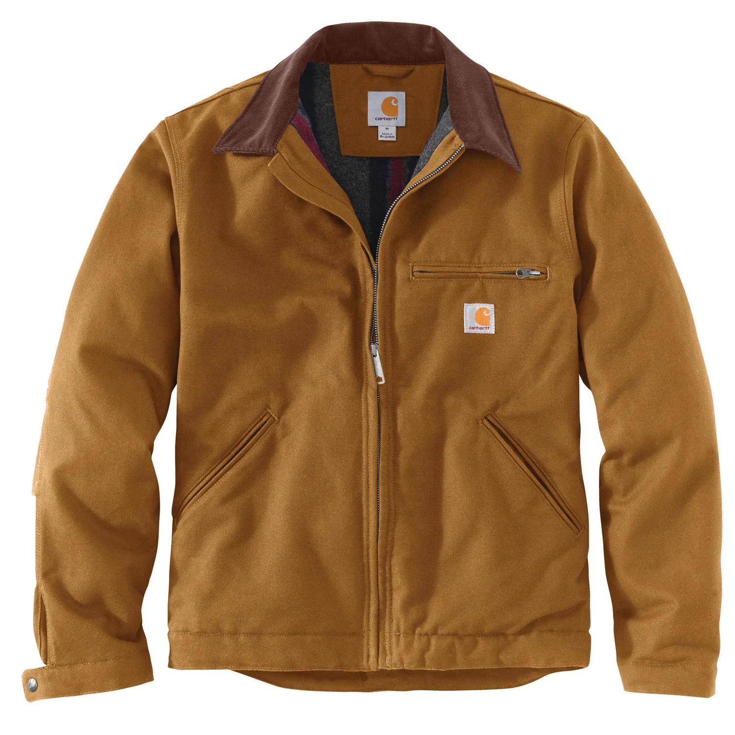 Carhartt Men's Relaxed Fit Blanket-Lined Detroit Jacket