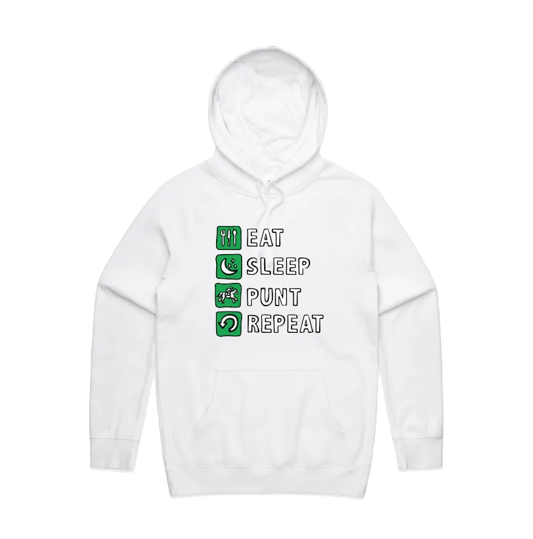 Eat Sleep Punt Repeat 🏇 - Unisex Hoodie