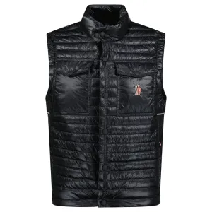 Grenoble 'Ollon' Fabric Gilet Black