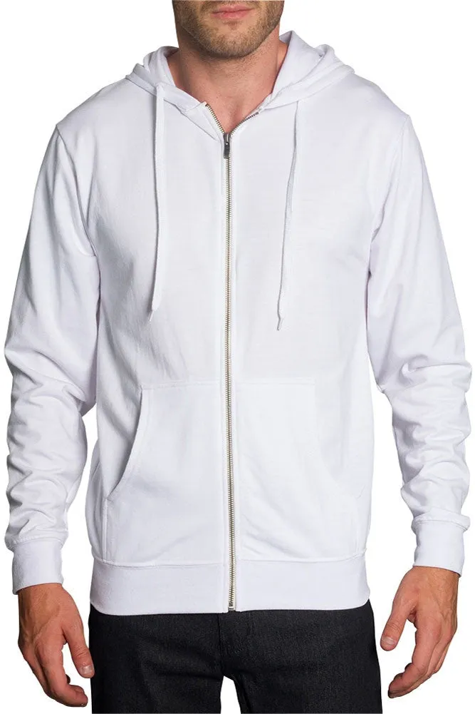 Men's French Terry Zip Down Hoodie
