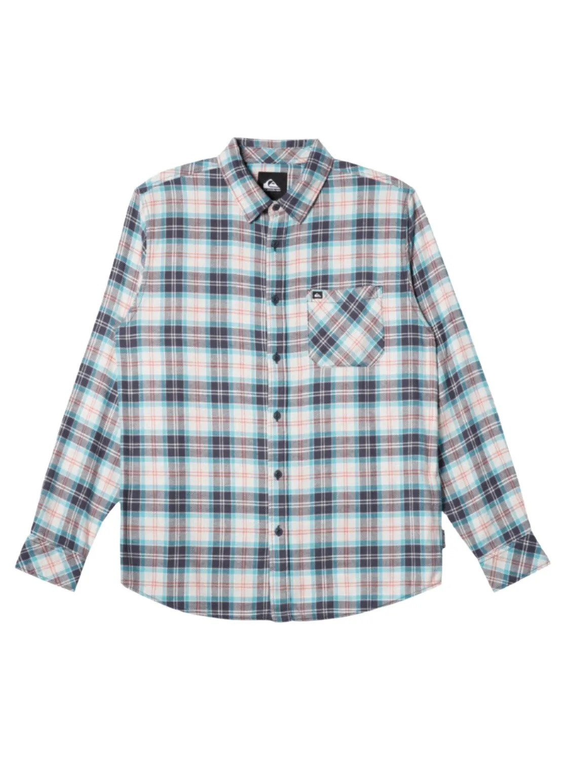 Quiksilver Mens Ensign Classic Flannel Long Sleeve Shirt
