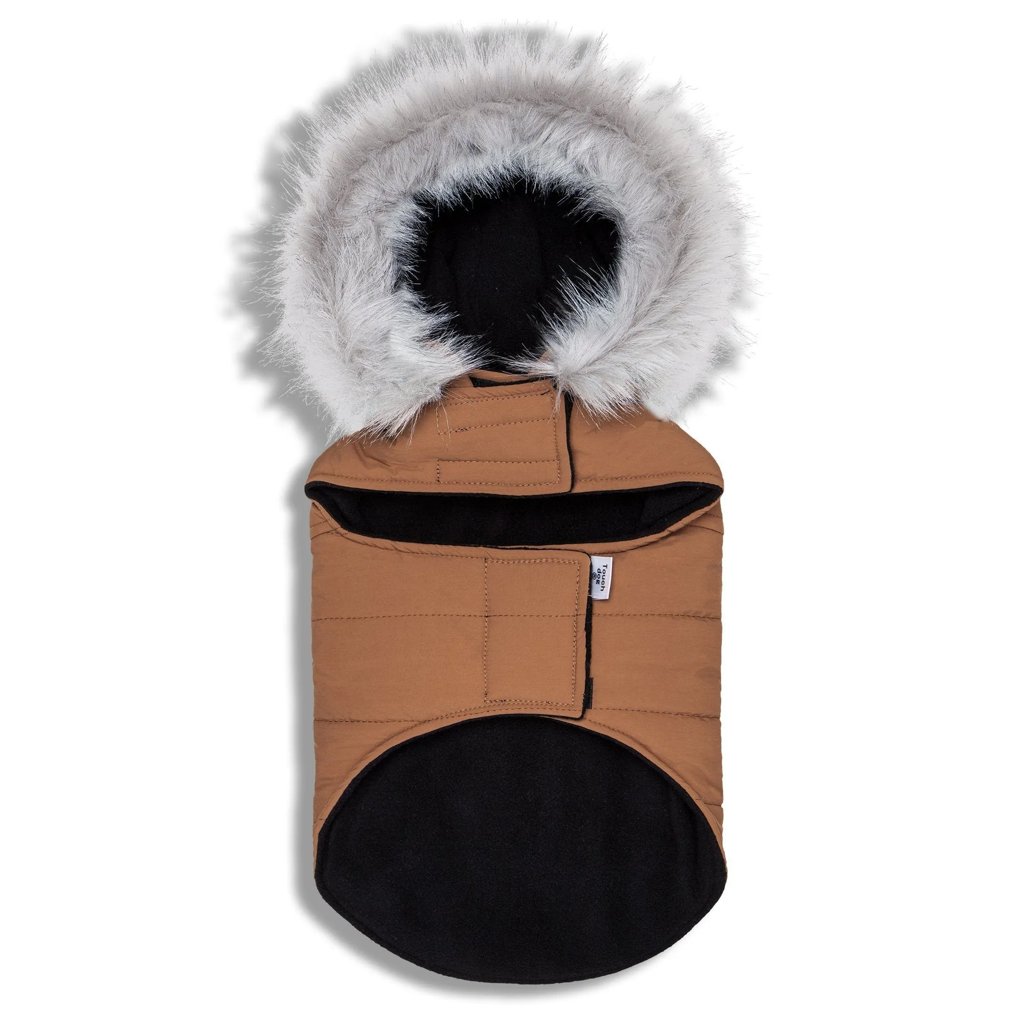 Touchdog 'Eskimo-Swag' Duck-Down Insulated Winter Dog Coat Parka