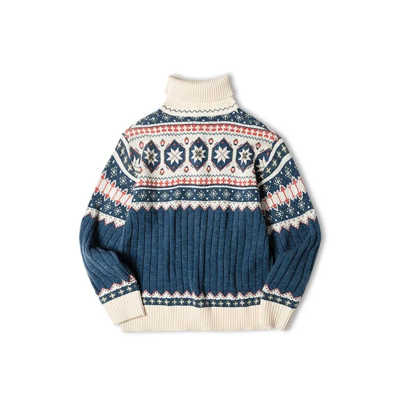 Turtlenecks Snowflake Sweater